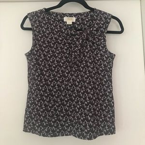 Maeve Anthropologie cat print top